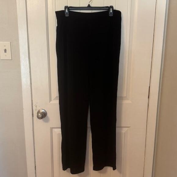 Misook Nancy Straight Leg Mylana Knit Pant Black True Fit XL - Picture 3 of 4